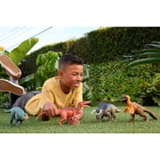 Jurassic World Rebirth Wild Roar Ankylosaurus Dinosaur Toy, Tail Attack Motion & Sound