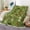 Green, variant on Gray Christmas Blanket, Winter Snowflake Deer Christmas Tree Snowman Printed Flannel Blankets, Xmas Soft Warm Cozy Happy New Year Holiday Blanket for Couch Sofa Bed Home Decor, 60X90IN