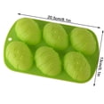 thumbnail image 4 of Toystoory Molde de silicona Molde de pastel en forma de huevo de Pascua DIY Bandeja de hielo de chocolate Herramienta para hornear panadería casera, Verde Herramientas y accesorios para hornear Verde Toystoory HA003686-05, 4 of 6