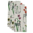 thumbnail image 3 of Saro Lifestyle Flowers & Vases Table Napkin (Set of 4), 3 of 5