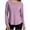 Purple*back to school clothes, variant on Qodauz Long Sleeve Workout Tops for Women Casual Crew Neck T-shirt Quick Dry Athletic Tees 3XL