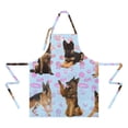 thumbnail image 2 of German Shepherd Apron-Garden Aprons for Women with Pockets-Cotton Linen Waterproof Kitchen Cooking Gardening Aprons Adjustable for Kitchen,Cooking,BBQ and Salon 33x27 Inch, 2 of 7