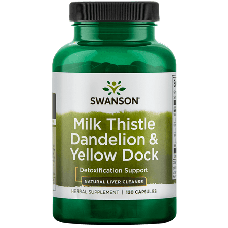 Swanson Milk Thistle Dandelion & Yellow Dock 120