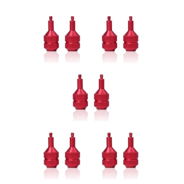 Sidaley Sunnylife, 2 piezas, Dron de aleación de aluminio, Joystick, cuadricóptero, balancines, palo ergonómico, repuesto de piezas de repuesto para rojo 5piezas