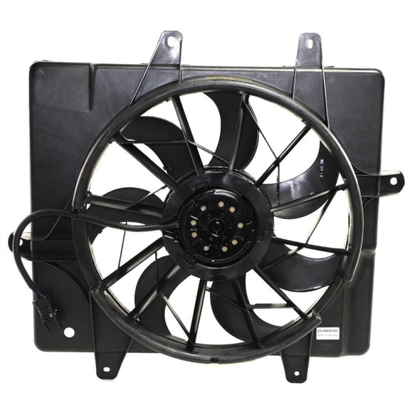 TRQ Radiator Cooling Fan &amp; Motor Assembly for 06-10 Chrysler PT Cruiser ...