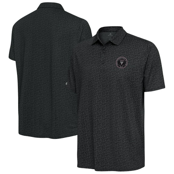 Men's Antigua Pewter Inter Miami CF Blooming Polo
