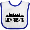 thumbnail image 3 of Inktastic Memphis Tennessee City Skyline Boys or Girls Baby Bib, 3 of 4