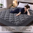 thumbnail image 3 of INGALIK Ultra Comfort Mattress Pad, Twin - Breathable Cooling Topper, 8-21" Deep Pocket Mattress Cover, Noiseless Hypoallergenic, 3 of 13
