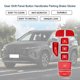 thumbnail image 2 of Pegatinas de panel de cambio de marcha para botón de freno de mano y freno de estacionamiento para Hyundai Tucson 2022 2023, botón P AUTO HOLD, 1 juego rojo, 2 of 6