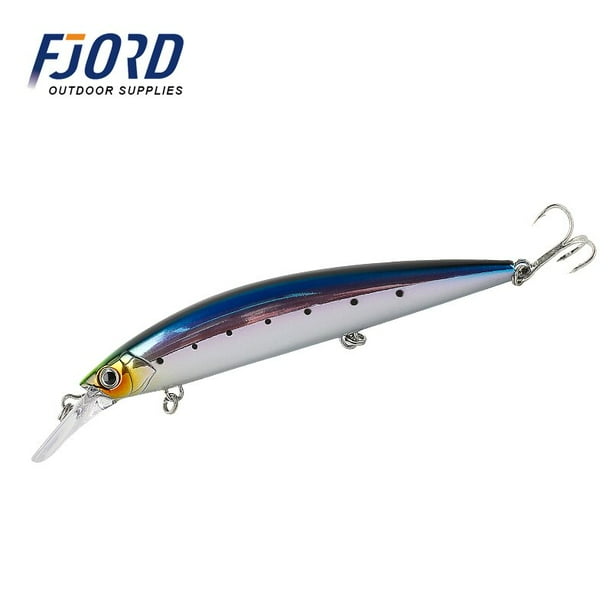 FJORD 110S 37g 90S 29g 70S 17g Peces de hundimiento pesado Señuelos de pesca Agua salada Agua dulce Casting largo Mar Cebo artificial Jerkbait Dengxun unisex