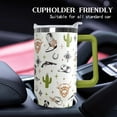 thumbnail image 6 of 40 Oz Western Tumbler With Handle, Cow Skull Coffee Travel Mug Cup Water Bottle, Western Decor, Gifts for Women, 6 of 6