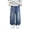 /v922Blue1921, variant on MEZZALL Child Pants Boys Blue Solid Color Denim Jeans Relaxed Loose Fit Streetwear For With Distressed Wash And Wide Leg Styling Comfort Summer Trousers