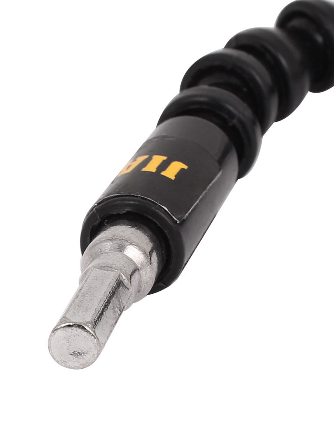 1/4" Hex Shank 300mm Length Flexible Extension Hexagon Screwdriver Bit Black