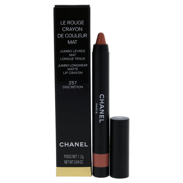 Le Rouge Crayon de Couleur Mat - 257 Discretion by Chanel for Women - 0.04  oz Lipstick 