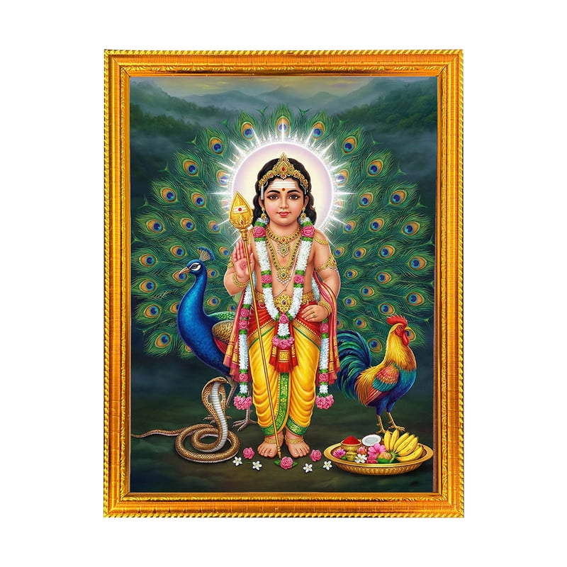 Kartik-Religious God Photo Frame for Home & Pooja Room Decor