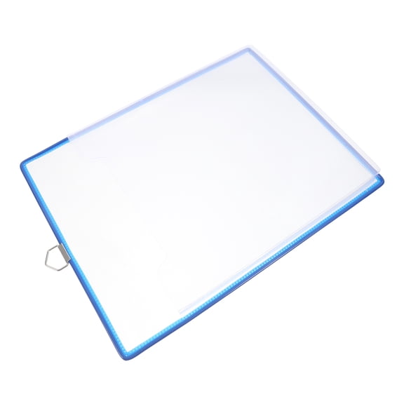 HEALEEP Blue Hanging File Organizer Plastic for Home Dormitory Document Storage