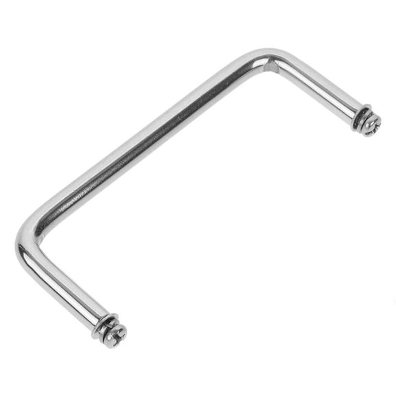 LEORX Metal Serving Tray Handles Kitchen Serving Utensils 1Pcs Silver