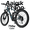 Blue, variant on DCsky GT900 24 Inch Electric Bike 750W Peak Motor 36V 13Ah Removable Battery Dual Suspension 21 Speed Disc Brake E Bike for Adults