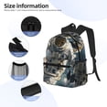 thumbnail image 4 of Daiia Astronaut Soccer Field School Backpack for Men Women, Unisex Large Waterproof Bookbag Schoolbag Casual Daypack for High School/College/Teens/Travel/Work Black, 4 of 8