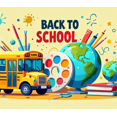 thumbnail image 4 of Back to School Banner Classroom Decor Education Supplies Vibrant Backdrop for School Events Photography Props Welcome Sign Party Supplies Learning Environment, 4 of 4