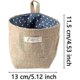 thumbnail image 3 of cestas de almacenamiento de lino y algodón, bolsa colgante para guardar cosméticos y artículos pequeños., 3 of 5