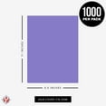 thumbnail image 3 of Premium Colored Card Stock Paper | Case of 1000 Sheets | Medium Weight 65lb Cardstock, Perfect for School Supplies, Arts and Crafts | Acid and Lignin Free | 8.5 x 11 Inches | Light Violet, 3 of 6