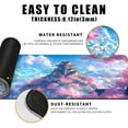thumbnail image 5 of Japanese Cherry Blossom Desk Mat Anime Gaming Mouse Pad Large Desk Pad for Desk Computer Pc Laptop Office Decor, Mouse Keyboard Pad Stitched Edges Non-Slip Rubber Mat Desk Pad, 31.5x11.8 in, 5 of 7