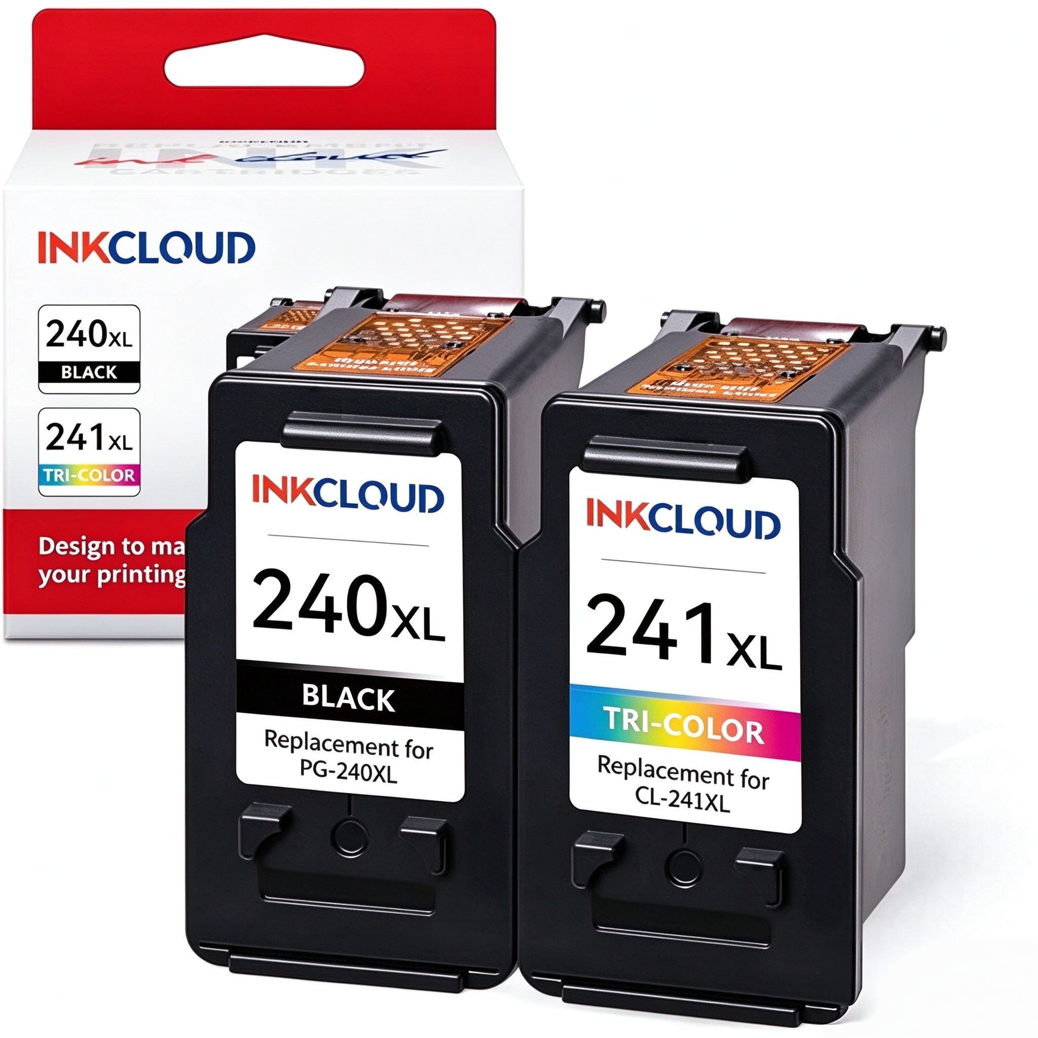 INKCLOUD 240XL Canon Printer Cartridge 2-Pack photo 1