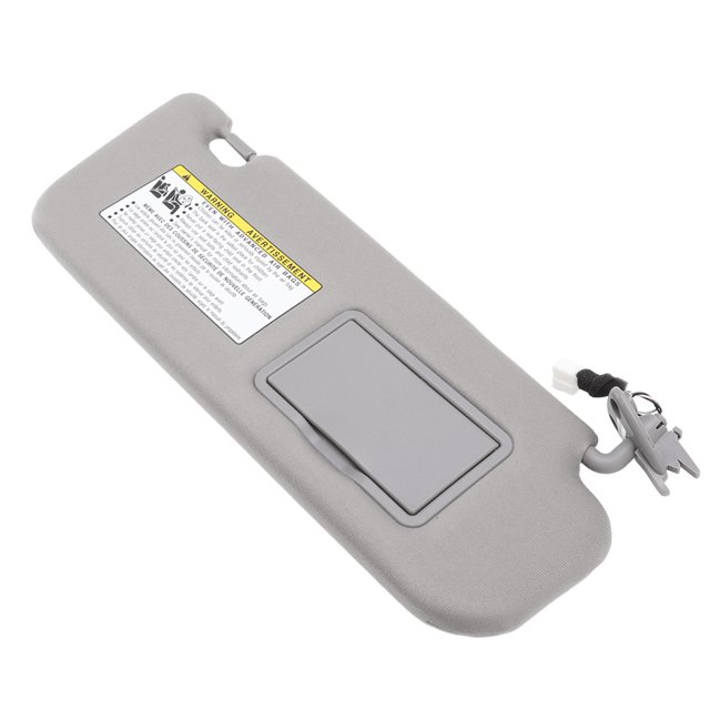 Visera con espejo, conjunto de visera gris UV para el lado del coche, funcionalidad inteligente QD