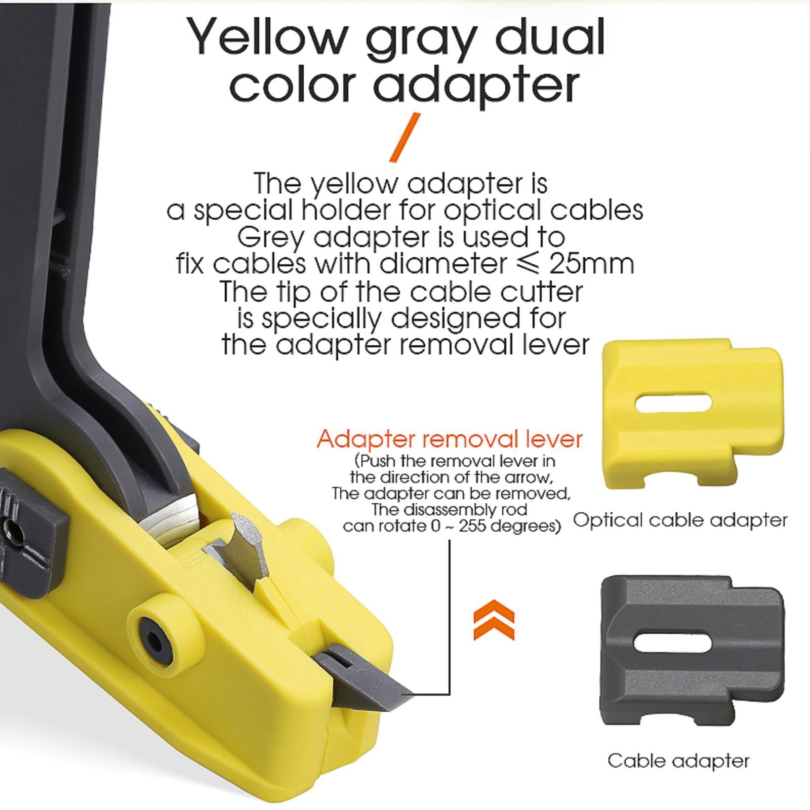 Optical Fiber Cable Cutter KMS-K Longitudinal Cable Peeler Removal Hand Tool Wire Stripper