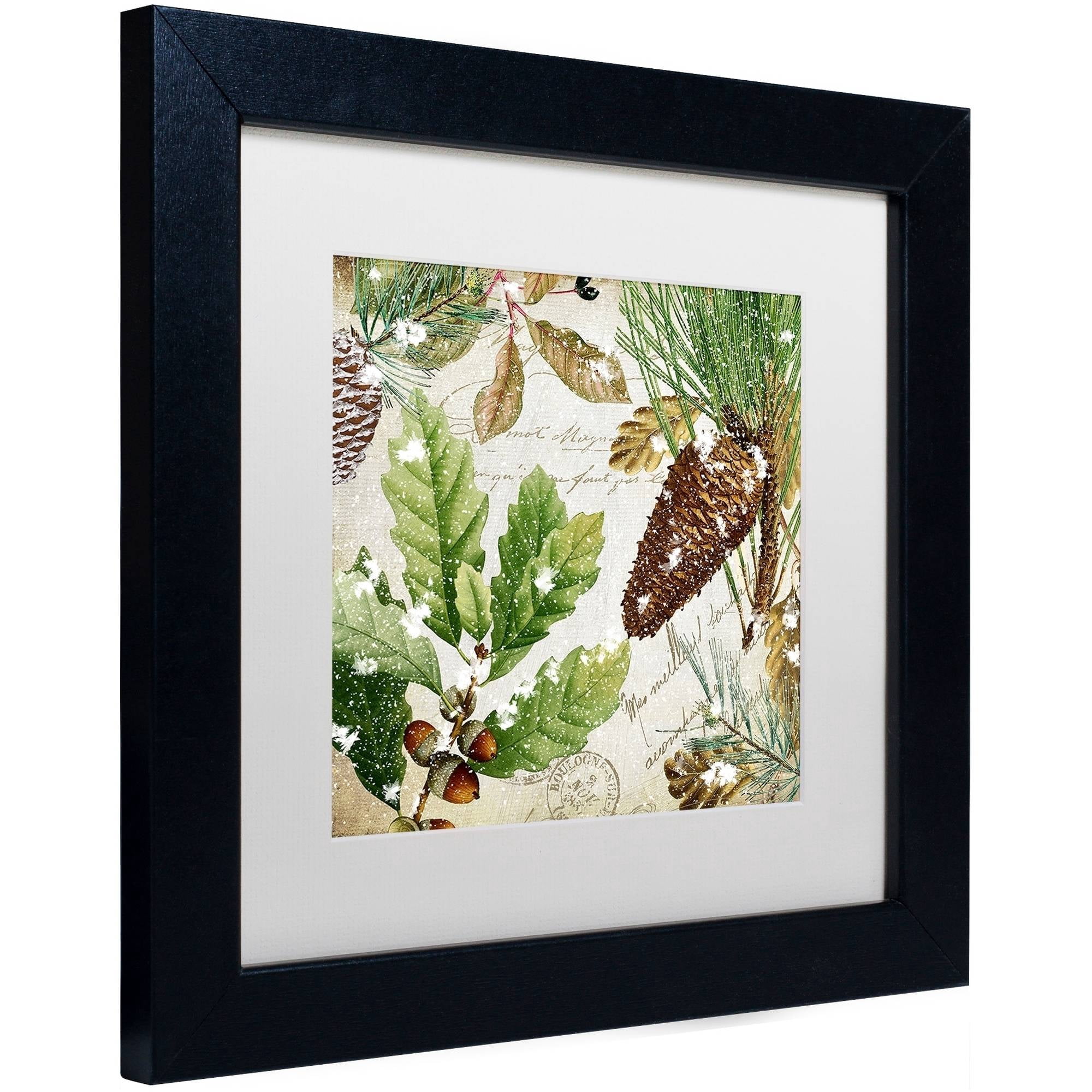 Trademark Fine Art "Snow Cones II" Canvas Art by Color Bakery White Matte, Black Frame