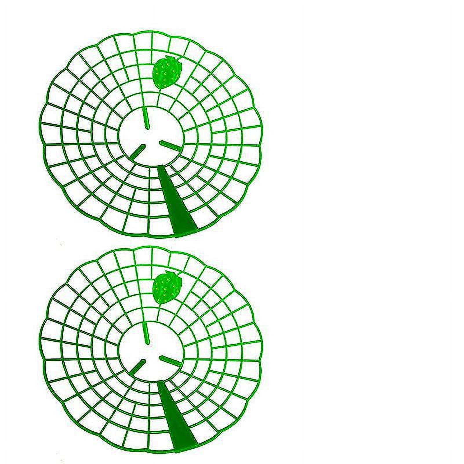 10 Supports Pour Fraisiers - Protection Contre Escargots Et Pourriture, En PP Vert, Ajustables Et Stables