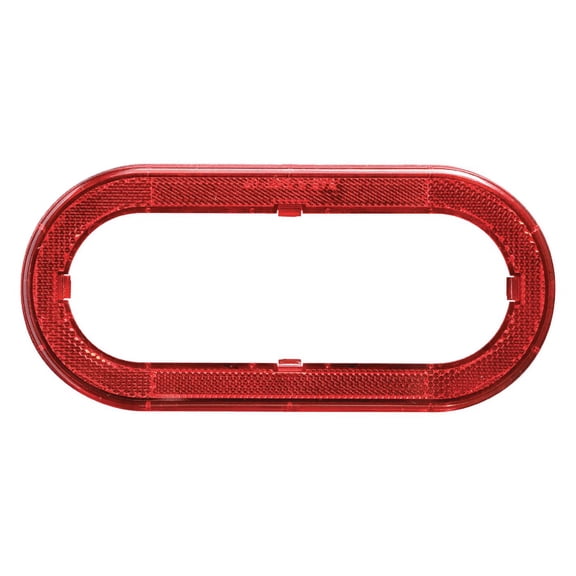 Optronics A78rxbp Red 6" Oval Flange Cover