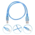 thumbnail image 2 of EeaseCA 1Pc Durable Drum Accessory USB Cable Piano Adapter Cable Connecting Cable (Blue), 2 of 8