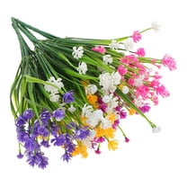 Zehuanyu  5 Pcs Artificia Small Flower Bouquets Artificial Tulips Flowers Pink Decor