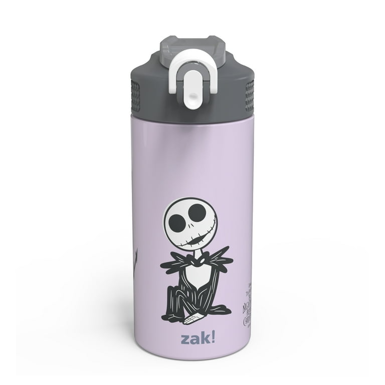 Zak Designs 27 oz. Marvel Stainless Steel Water Bottle with Flip-up Straw  Spout, Spider Man