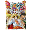 thumbnail image 1 of Manta de franela suave de una sola pieza Luffy de fibra de poliéster, 300 g, 1 of 4