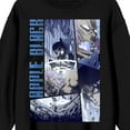thumbnail image 2 of Apple Black Holy Ghost Ripple Adult Black Crew Neck Sweatshirt-Medium, 2 of 3