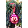 thumbnail image 2 of Ornaments Vintage Big Ben River Thames London England Bauble Christmas Ornaments Pink Bauble Tree Xmas Balls, 2 of 2