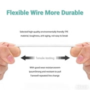 Yolmary White Micro USB Data Cable Cord Compatible with Excelvan ET701 Android WI-FI Tablet PC 3.3ft