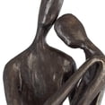 thumbnail image 3 of Escultura Danya B Pareja Abrazándose 19x19x15 cm Hierro, 3 of 4