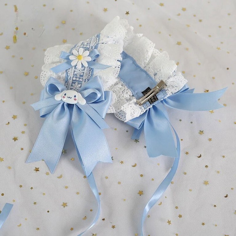 LAST 1! Kawaii Lolita Cinnamoroll Cosplay Ears Bow Amazon.com: itswordpiz Furry Ears Headband and Tail Set  main image 2