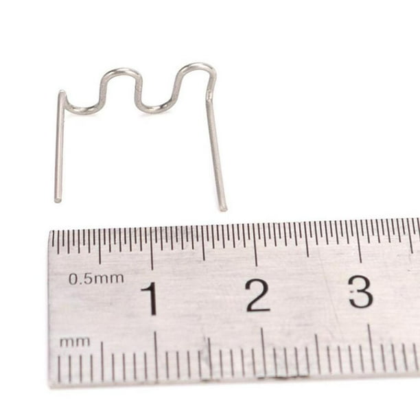 100x Clip de onda de esquina interior precortado de 0,8mm para soldador de reparación de parachoques de coche