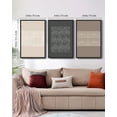 thumbnail image 7 of Drsoum Boho Vintage 24x36in3pcs Black Framed Canvas Print Wall Art Large Geometric Pattern Abstract Shapes Modern Art Decorative for Living Room Bedroom Office, 7 of 7