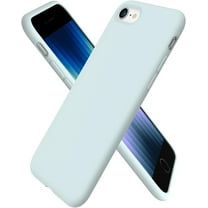 Compatible with iPhone SE 2022 Case, iPhone SE 2020/iPhone 7/8 Case, Slim Liquid Silicone Full Covered Soft Gel Rubber Case Cover for iPhone 7/8/SE 4.7 inch 4.7 inch-Seafoam
