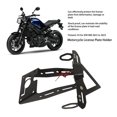 thumbnail image 3 of Soporte de Matrícula de Motocicleta ANGGREK Negro A Prueba de Golpes para XSR 900 2022 a 2023, 3 of 7
