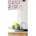 thumbnail image 3 of Ambesonne Tea Party Valance Pack of 2, Cinnamon Rolls Croissant, 54"X12", Champagne and Multicolor, 3 of 4