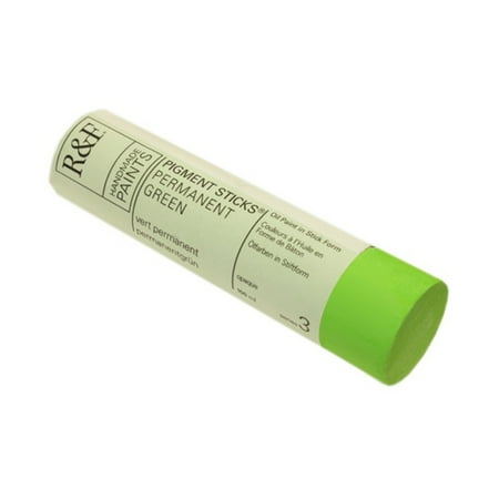 UPC: 0836943007161 | R&F Handmade Paints Pigment Stick  100ml  Permanent Green