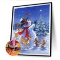 thumbnail image 2 of 5D DIY diamante pintura Navidad taladro completo Rhinestone mosaico arte imagen Kit FLhrweasw Nuevo, 2 of 9