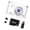 White, variant on 2. 6400W Pixeled Compact Camera Featuring 4K Video and Night Visios Mode for Travel Vlogging